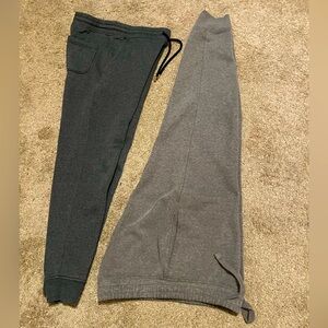 Jogger Pants Set - Dark Gray and Gray